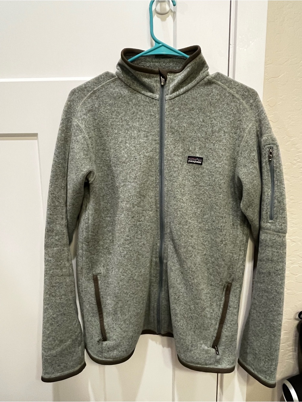 Patagonia Women's Heather Green Full-Zip Better Sweater- Utility Fleece Jacket